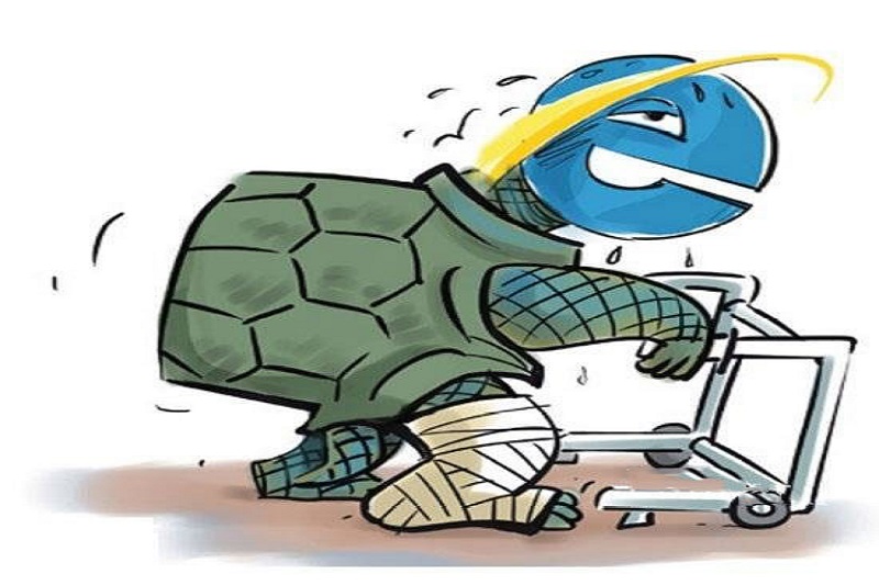 اینترنت لاکپشتی